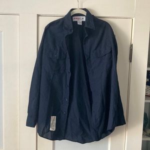 Flame resistant work shirt